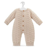 Dandelion Unisex Chunky Basket Weave Onesie - Beige