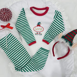 Christmas Green Stripe Pyjamas