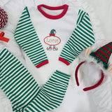 Christmas Green Stripe Pyjamas