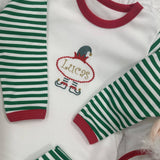 Christmas Green Stripe Pyjamas