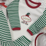 Christmas Green Stripe Pyjamas