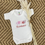 Perfect Little Thing Personalised Baby Heart Vest