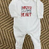 VALENTINES DAY Mr Steal Your Heart Babygrow