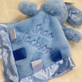 Soft Touch Baby Bunny Comforter - Blue