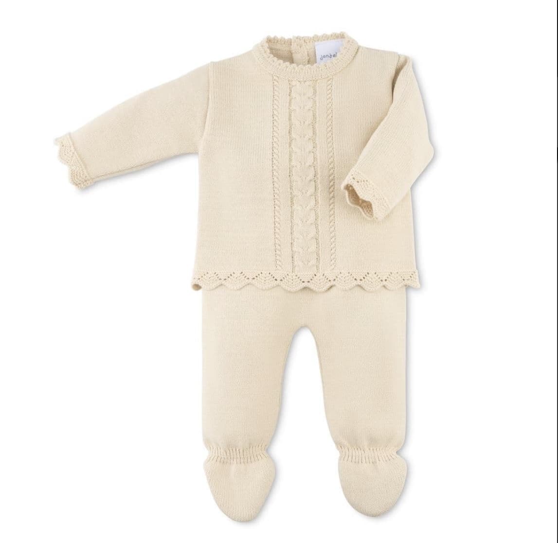 Dandelion Baby Knitted 2 Piece - Beige