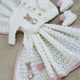 Flopsy Rabbit Handmade Cardigan and Blanket Set