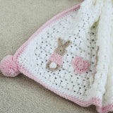 Flopsy Rabbit Handmade Cardigan and Blanket Set