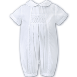 Sarah Louise White Smock Panel Romper