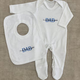 Perfect Little Thing Baby's Dad I Love You Sleepsuit and Bib