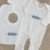 Perfect Little Thing Baby's Dad I Love You Sleepsuit and Bib