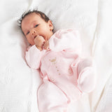 Dandelion Teddy Bear Knitted Onesie - Pink Teddy