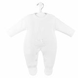 Unisex White Knitted Bunny Romper