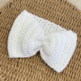 Perfect Little Thing Handmade Bow Headband - White