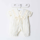 CHRISTENING Boys Christening Outfit Vivaki With Hat - Ivory