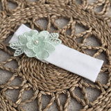 Baby Girls Mint Green 3D Flower Headband