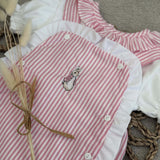 New Peter Rabbit & Flopsy Bunny Pink Stripe Romper