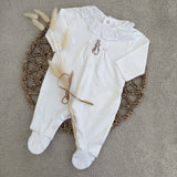 Flopsy Rabbit White Cotton Sleepsuit