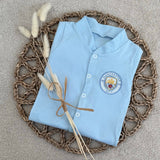 Boys Manchester City Blue Baby Grow