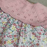 Girls Pink Flower Print Dress and Jam Pants 3 Months