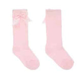 Mintini Baby Girl Bow Knee Socks - Pink