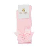 Mintini Baby Girl Bow Knee Socks - Pink