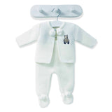 Little Brown Bear Pom Suit Pink Bow