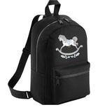 Perfect Little Thing Personalised Kids Black Mini Backpack