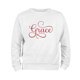VALENTINES DAY Unisex Personalised White Cotton Lightweight Jumper 7 Designs