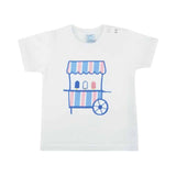 Sardon Boys White T-Shirt With Motif