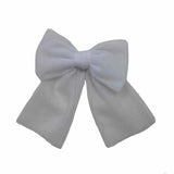 Perfect Little Thing Girls White Tulle Hair Bow