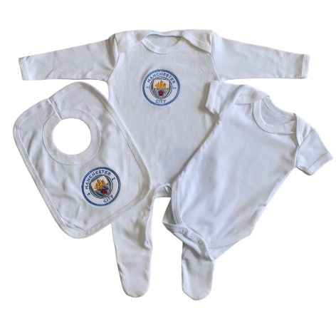 Baby Boy's Manchester City Football Baby Set – Perfect Little Thing
