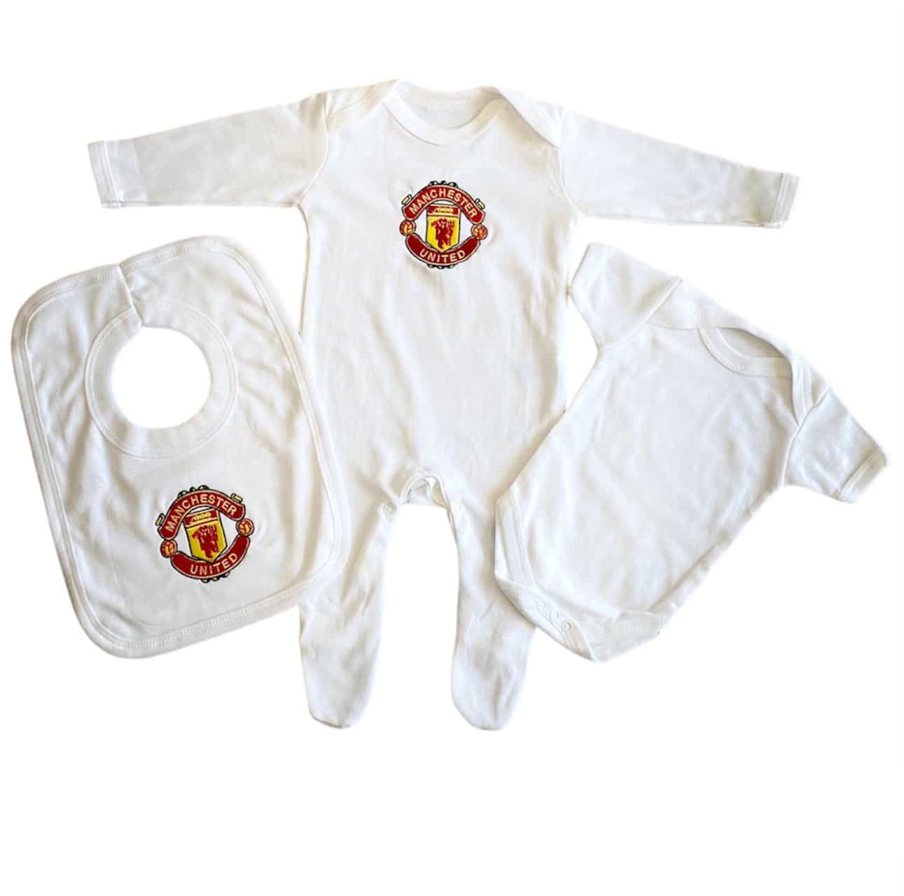 Baby Boy's Manchester Utd Football Baby Set