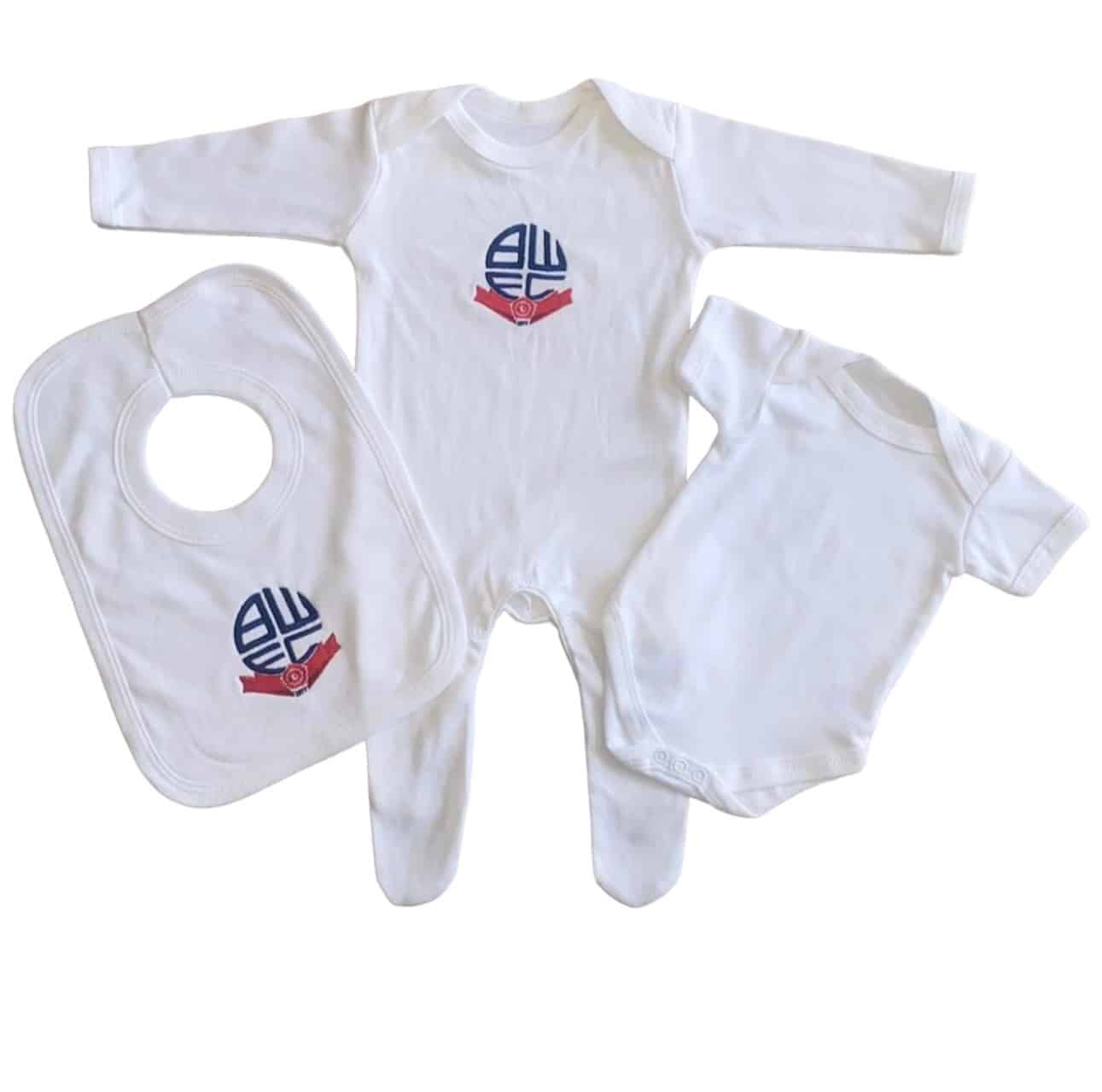 Baby Boy's Bolton Wanderers Football Baby Set
