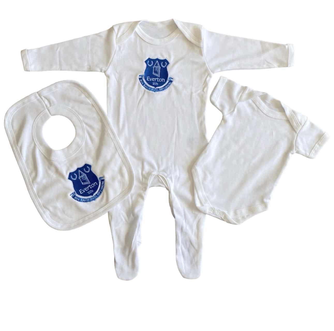 Baby Boy's Everton Football Baby Set