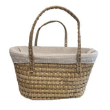 Perfect Little Thing Baby Wicker Storage Caddy - Cream