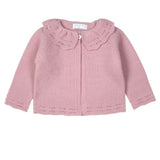 Mac Ilusion Knitted Collared Cardigan - Dusky Pink