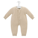 Dandelion Scallop edge knitted Onesie - Beige