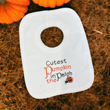 Perfect Little Thing Halloween Pumpkin Patch Bib