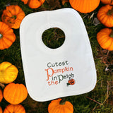 Perfect Little Thing Halloween Pumpkin Patch Bib
