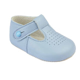 Baypods T-Bar Pram Shoe Soft Sole - Blue