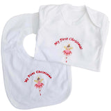 Perfect Little Thing My First Christmas Ballerina Baby Grow And Bib