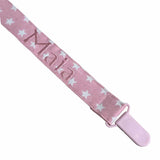 Perfect Little Thing Girls Personalised Pink Dummy Clip - Plastic Clip