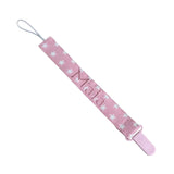 Perfect Little Thing Girls Personalised Pink Dummy Clip - Plastic Clip