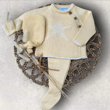 Lemon Star Knitted Three Piece Set Newborn