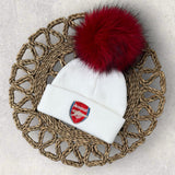 Boys Arsenal Red Pom Hat