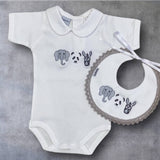 Perfect Little Thing Boys Safari Vest And Bib Set