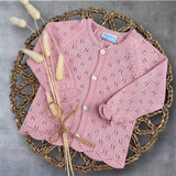 Baby Girls Pink Pattern Cardigan 6 Months