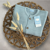 Mac Ilusion Knitted Cardigan - Blue
