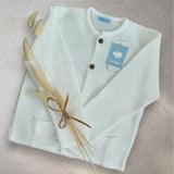 Mac Ilusion Knitted Cardigan - White