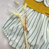 Baby Boys Blue Stripe Romper 3 Months